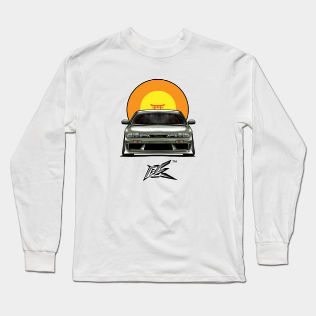 nissan silvia s14 zenki Long Sleeve T-Shirt by naquash